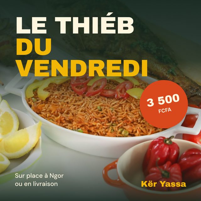 Visuel « Le thiéb du vendredi » de Kër Yassa, restaurant fictif