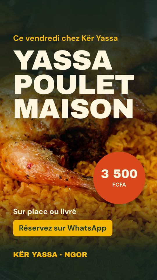 Exemple fictif : story verticale pour Kër Yassa